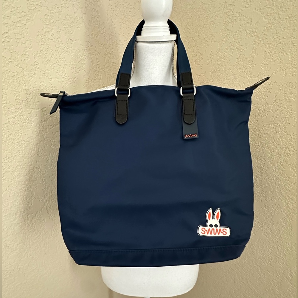 Swims Psycho Bunny. Navy Blue Men's Tote Bag